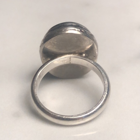 Picture jasper silver ring. Size 6 - Picture 5 of 7